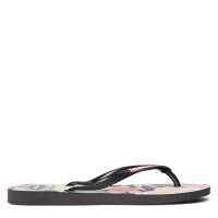 Havaianas Джапанки Hav. Slim Floral Black/pink 35/36 Flip Flops Womens  