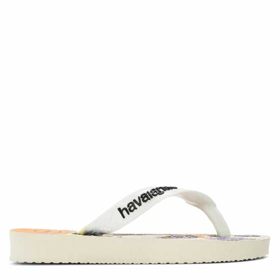 Havaianas Джапанки Hav. Top Holographic Lemon Green / Flip Flops Womens White 