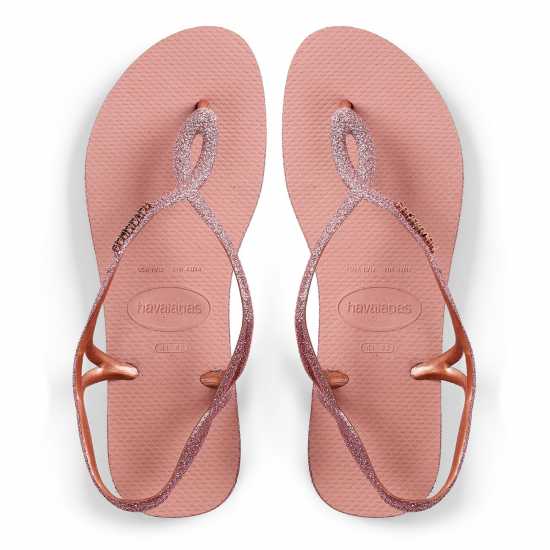 Havaianas Джапанки Hav. Luna Sparkle Beige 37/38 Flip Flops Womens Havaianas Джапанки Hav. Luna Sparkle Beige 37/38 Flip Flops Womens