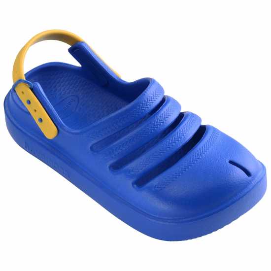 Havaianas Джапанки Hav. Kids Clog Black/lemon Green 35 Flip Flops Womens Star Blue/Ylw 