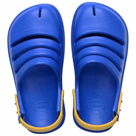 Havaianas Джапанки Hav. Kids Clog Black/lemon Green 35 Flip Flops Womens Star Blue/Ylw 