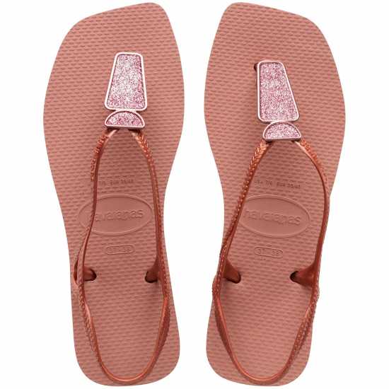 Havaianas Джапанки Hav. Luna Squared Chic Crocus Rose Flip Flops Womens  