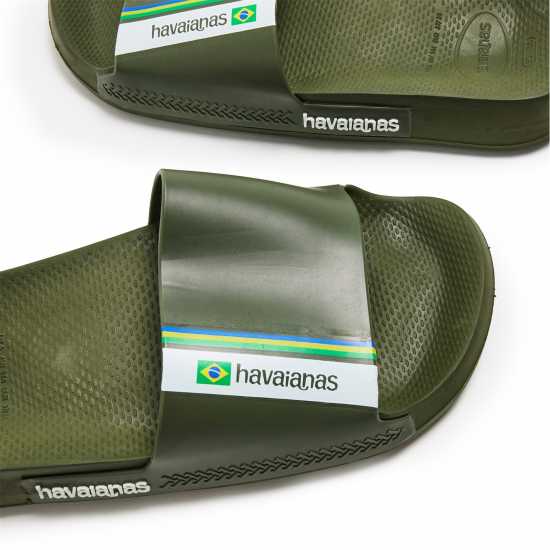 Havaianas Джапанки Hav. Slide Brasil Green 35/36 Flip Flops Womens Havaianas Джапанки Hav. Slide Brasil Green 35/36 Flip Flops Womens