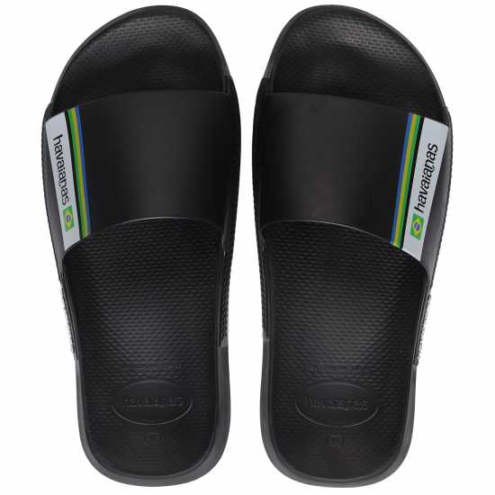Havaianas Джапанки Hav. Slide Brasil Black 35/36 Flip Flops Womens  