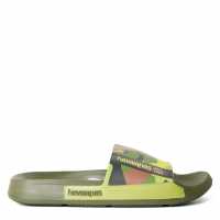 Havaianas Джапанки Hav. Slide Print Green 35/36 Flip Flops Womens  