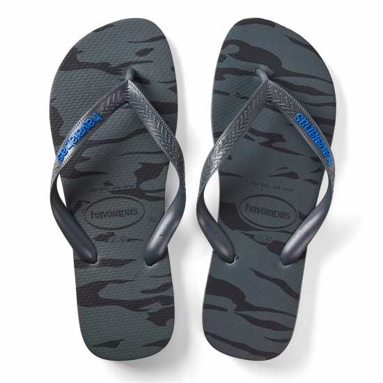 Havaianas Джапанки Hav. Top Camouflage New Graphite 37 Flip Flops Womens  