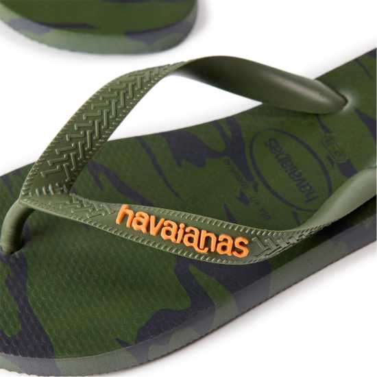 Havaianas Джапанки Hav. Top Camouflage Green 37/38 Flip Flops Womens  