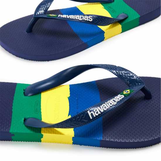 Havaianas Джапанки Hav. Brasil Tech Ii Navy Blue 39/40 Flip Flops Womens Havaianas Джапанки Hav. Brasil Tech Ii Navy Blue 39/40 Flip Flops Womens