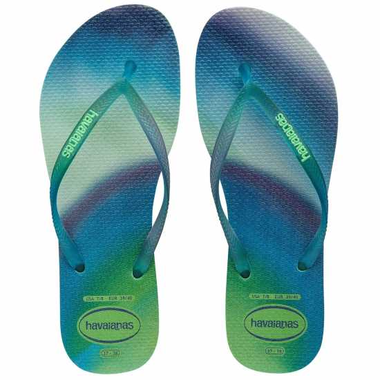 Havaianas Джапанки Hav. Slim Metallic Rainbow Citronel Flip Flops Womens  