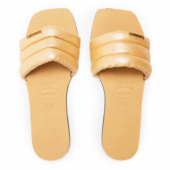 Havaianas Джапанки Hav. You Milan Metallic Golden 39/4 Flip Flops Womens  