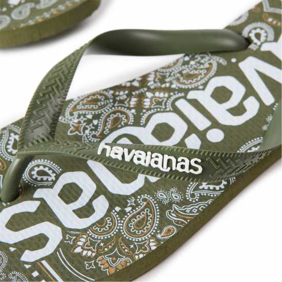 Havaianas Джапанки Hav. Top Logomania Fashion Green 41 Flip Flops Womens  