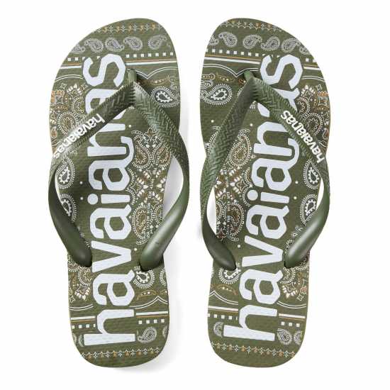 Havaianas Джапанки Hav. Top Logomania Fashion Green 41 Flip Flops Womens  