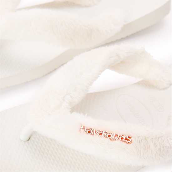 Havaianas Джапанки Hav. Top Home Fluffy White 35/36 Flip Flops Womens  