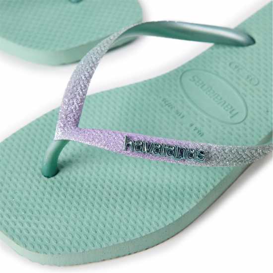 Havaianas Джапанки Hav. Square Glitter Clay 35/36 Flip Flops Womens  