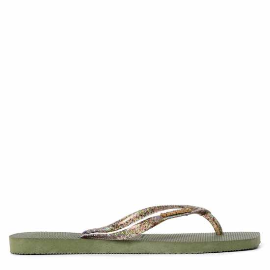Havaianas Джапанки Hav. Square Logo Metallic Green 37/ Flip Flops Womens  