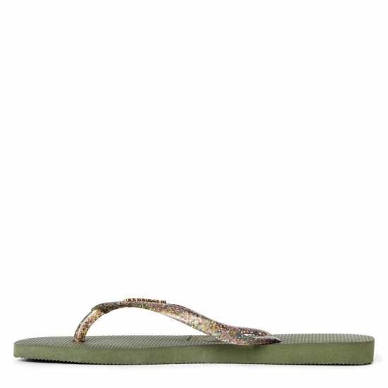 Havaianas Джапанки Hav. Square Logo Metallic Green 37/ Flip Flops Womens  