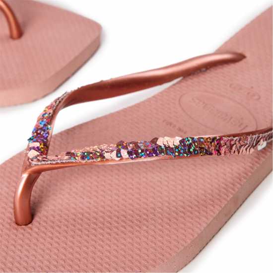 Havaianas Джапанки Hav. Square Magic Sequin Crocus Ros Flip Flops Womens  