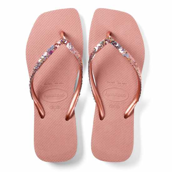 Havaianas Джапанки Hav. Square Magic Sequin Crocus Ros Flip Flops Womens  