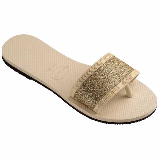 Havaianas Джапанки Hav. You Angra Glitter Beige 35/36 Flip Flops Womens Havaianas Джапанки Hav. You Angra Glitter Beige 35/36 Flip Flops Womens
