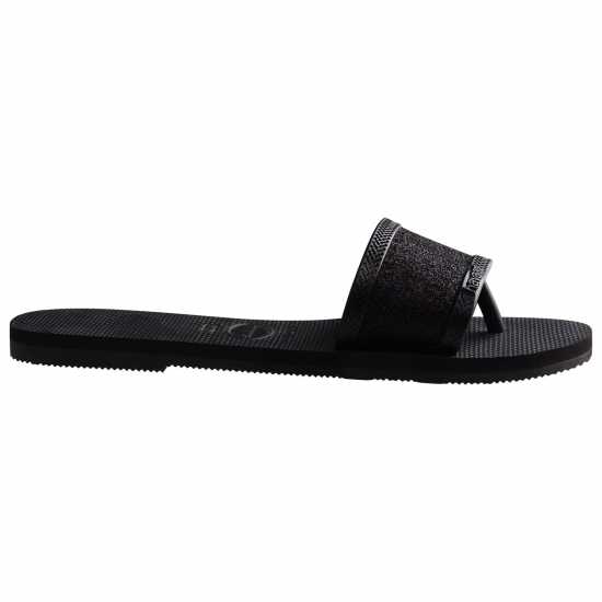 Havaianas Джапанки Hav. You Angra Glitter Black 35/36 Flip Flops Womens Havaianas Джапанки Hav. You Angra Glitter Black 35/36 Flip Flops Womens