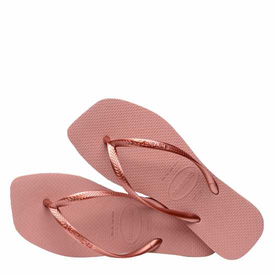 Havaianas Джапанки Square Flip Flops Цвете на крохмала Дамски сандали и джапанки
