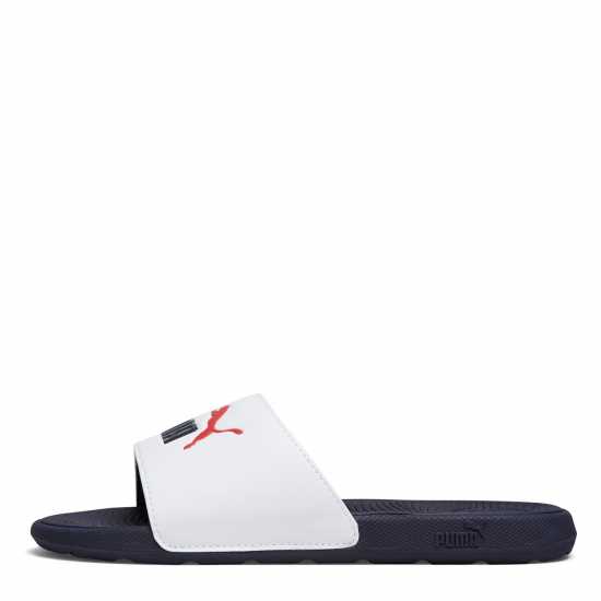 Детски сандали и джапанки Puma Cool Cat 2.0 Jr Sliders Unisex Kids Бяло/Морско синьо Puma Cool Cat 2.0 Jr Sliders Unisex Kids Бяло/Морско синьо Детски сандали и джапанки