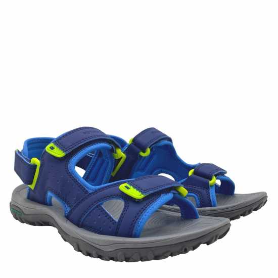 Karrimor Antibes Junior Sandals Navy/Lime Детски туристически обувки