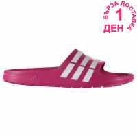 Adidas Duramo Girls Slider Sandals Pink/White Детски сандали и джапанки