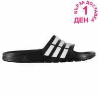Adidas Duramo Junior Slider Sandals Black/White Детски сандали и джапанки