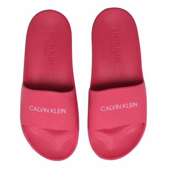 Calvin Klein Logo Slides Junior