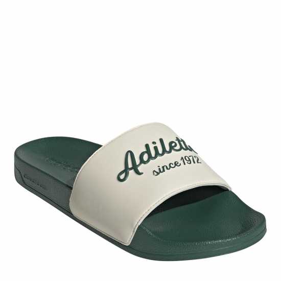 Adidas Unisex Kids' Adilette Sliders Бяло/Зелено 