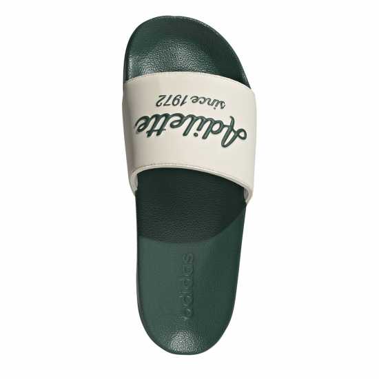Adidas Unisex Kids' Adilette Sliders Бяло/Зелено 
