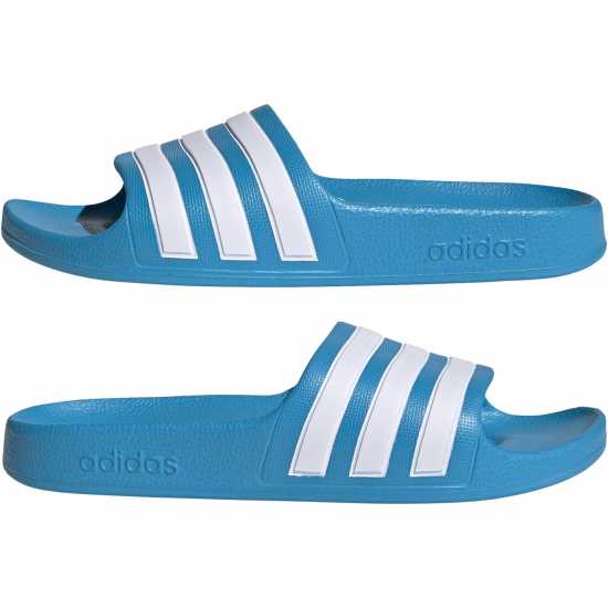 Adidas Adilette Aqua Slides Junior SolBlue/White Детски сандали и джапанки