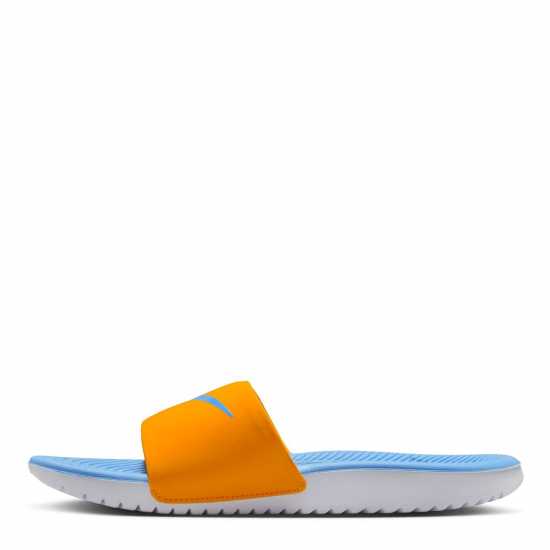 Nike Kawa Little/big Kids' Pool Sliders Оранжево/Синьо Nike Kawa Little/big Kids' Pool Sliders Оранжево/Синьо