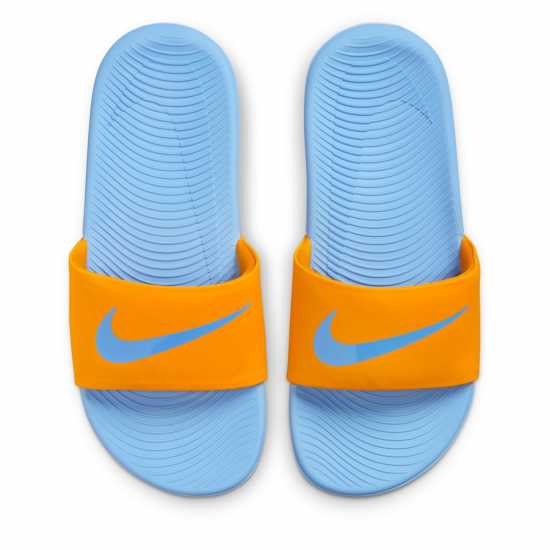 Nike Kawa Little/big Kids' Pool Sliders Оранжево/Синьо Nike Kawa Little/big Kids' Pool Sliders Оранжево/Синьо