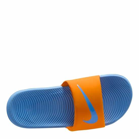Nike Kawa Little/big Kids' Pool Sliders Оранжево/Синьо Nike Kawa Little/big Kids' Pool Sliders Оранжево/Синьо