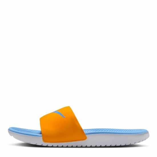Nike Kawa Little/big Kids' Pool Sliders Оранжево/Синьо Nike Kawa Little/big Kids' Pool Sliders Оранжево/Синьо