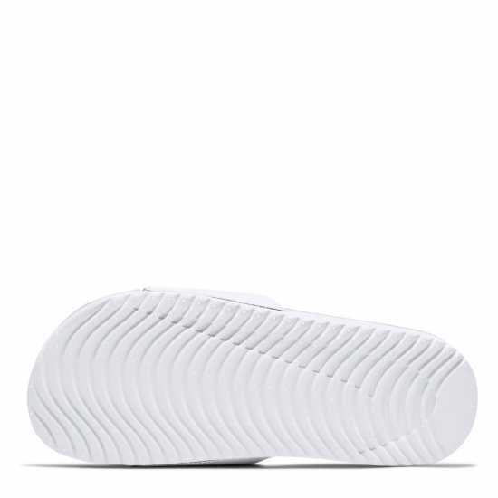 Nike Kawa Little/big Kids' Pool Sliders Бяло/Черно Детски сандали и джапанки