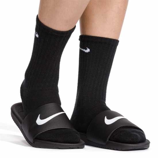 Детски сандали и джапанки Nike Kawa Little/big Kids' Pool Sliders Черно/Бяло Nike Kawa Little/big Kids' Pool Sliders Черно/Бяло Детски сандали и джапанки