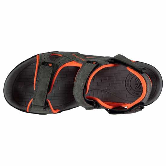 Детски сандали и джапанки Karrimor Antibes Leather Junior Sandals Charcoal Karrimor Antibes Leather Junior Sandals Charcoal Детски сандали и джапанки