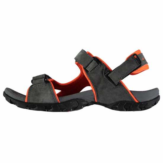 Детски сандали и джапанки Karrimor Antibes Leather Junior Sandals Charcoal Karrimor Antibes Leather Junior Sandals Charcoal Детски сандали и джапанки