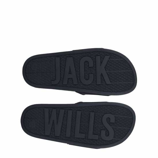 Jack Wills Logo Sliders Морска синьо Детски сандали и джапанки