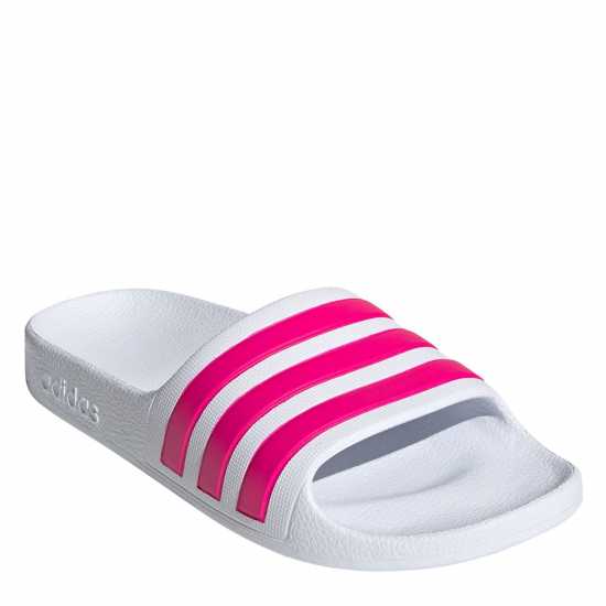 Adidas Adilette Aqua Slide Girls White/Pink Детски сандали и джапанки