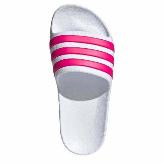 Adidas Adilette Aqua Slide Girls White/Pink Детски сандали и джапанки