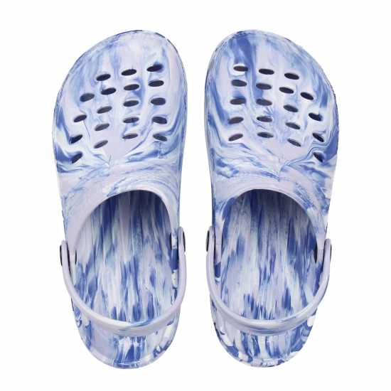 Hot Tuna Cloggs Juniors Лилава Мрамор 