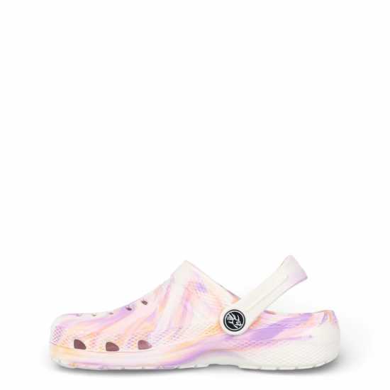 Hot Tuna Cloggs Juniors Pink Marble Hot Tuna Cloggs Juniors Pink Marble