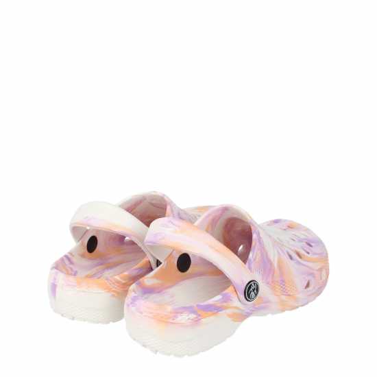 Hot Tuna Cloggs Juniors Pink Marble Hot Tuna Cloggs Juniors Pink Marble