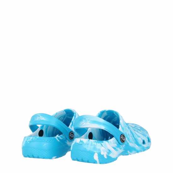 Hot Tuna Cloggs Juniors Blue Marble Hot Tuna Cloggs Juniors Blue Marble
