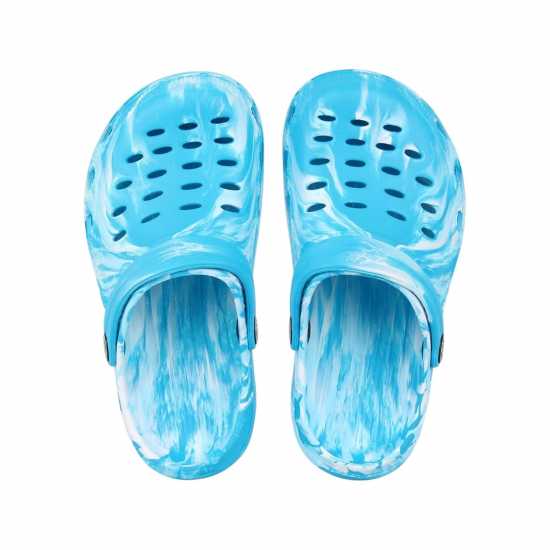 Hot Tuna Cloggs Juniors Blue Marble Hot Tuna Cloggs Juniors Blue Marble