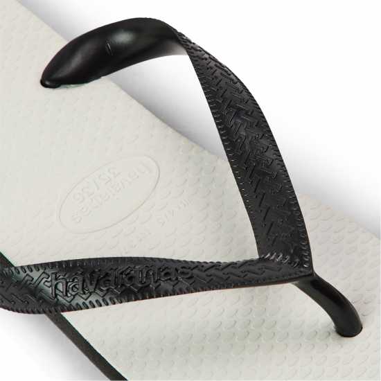 Havaianas Джапанки Hav. Tradicional Black 35/36 Flip Flops Unisex Kids Black/White 